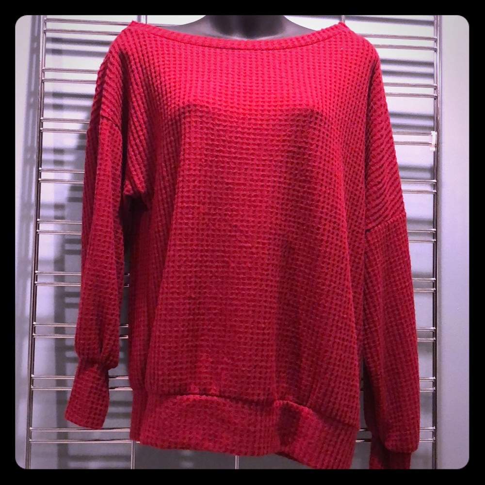 Long Sleeve Off Shoulder Top